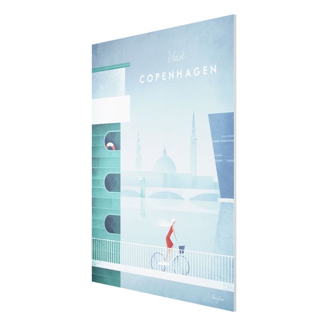 Wanddeko Esszimmer Reiseposter - Kopenhagen