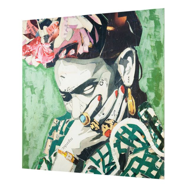 Wohndeko Portrait Frida Kahlo - Collage No.3