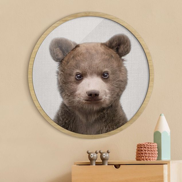 Wandbilder Bären Baby Bär Bruno