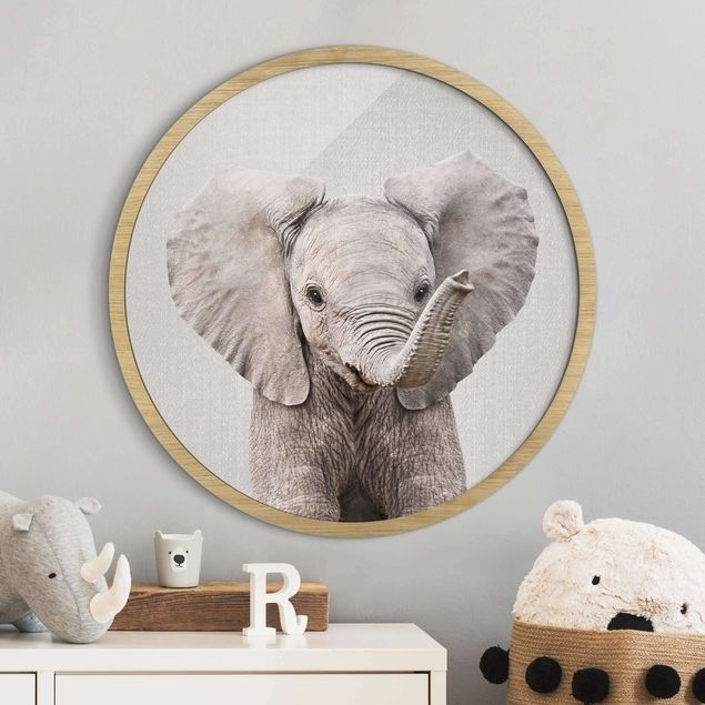 Wandbilder Elefanten Baby Elefant Elsa