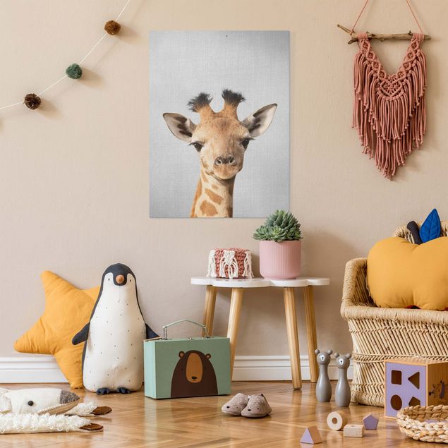 Wanddeko Wohnzimmer Baby Giraffe Gandalf
