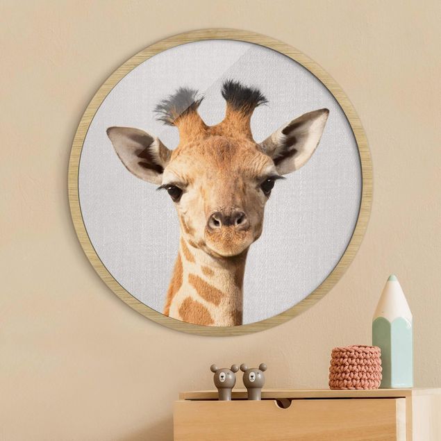 Wanddeko Wohnzimmer Baby Giraffe Gandalf