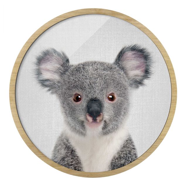 Wanddeko über Sofa Baby Koala Klara