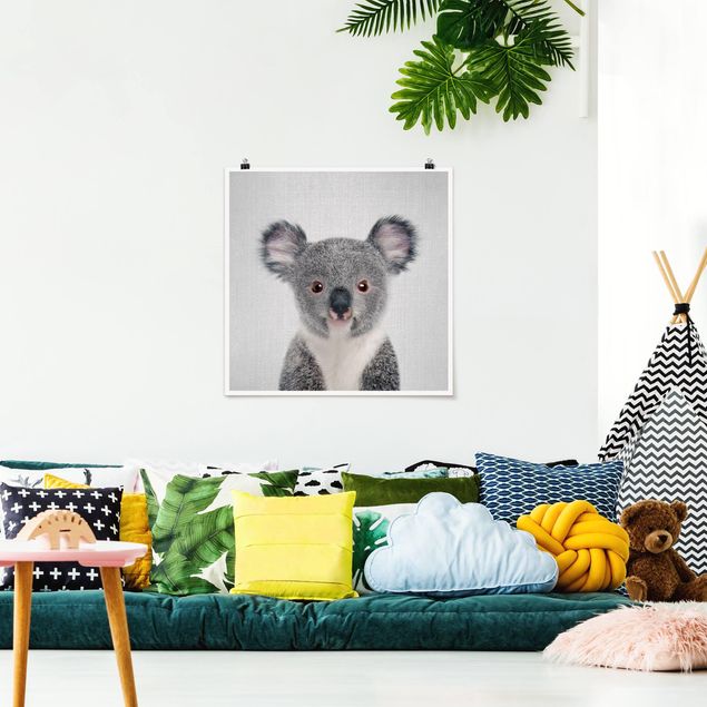 Wanddeko Schlafzimmer Baby Koala Klara