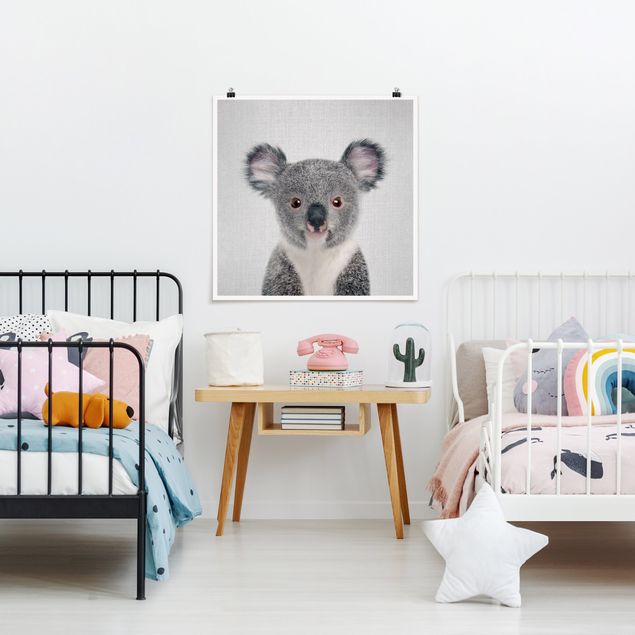 Wanddeko Büro Baby Koala Klara