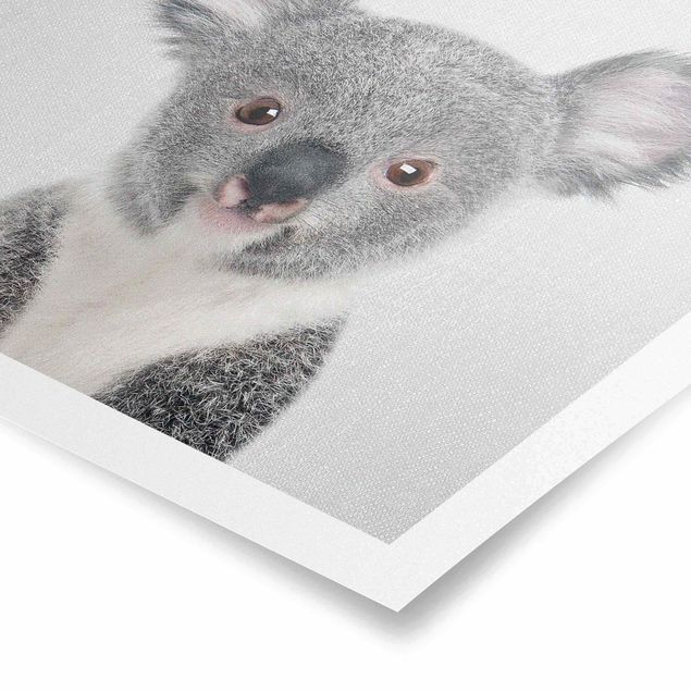Wanddeko über Bett Baby Koala Klara