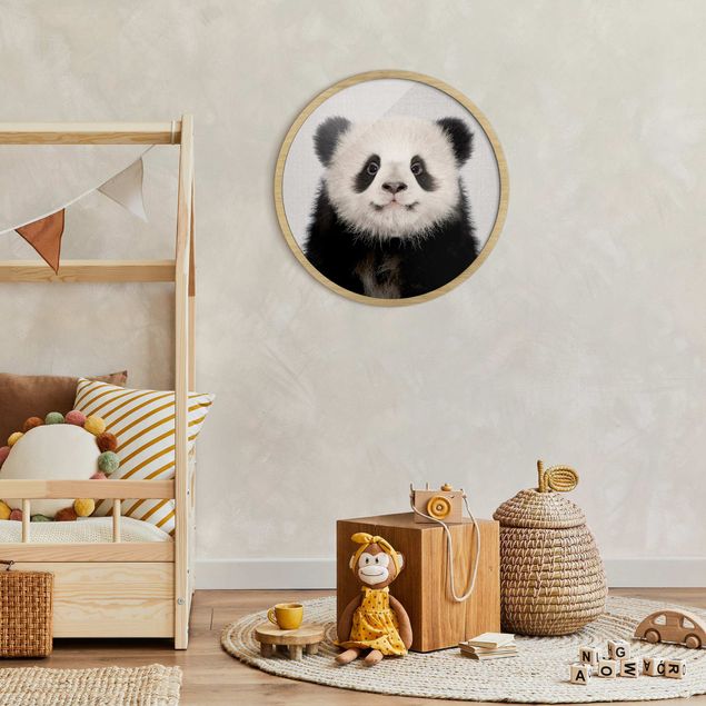 Wanddeko Büro Baby Panda Prian