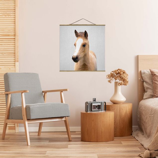 Wanddeko Wohnzimmer Baby Pferd Philipp