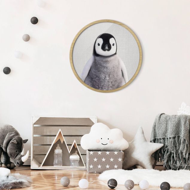 Wanddeko Büro Baby Pinguin Pepe