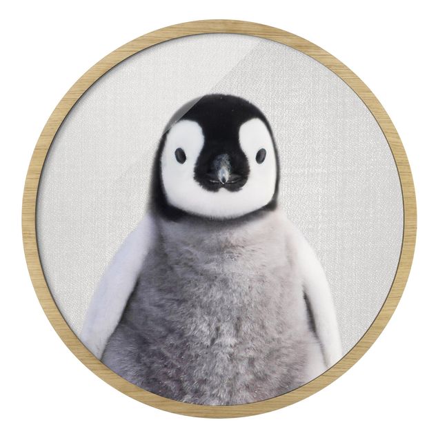 Wanddeko über Sofa Baby Pinguin Pepe