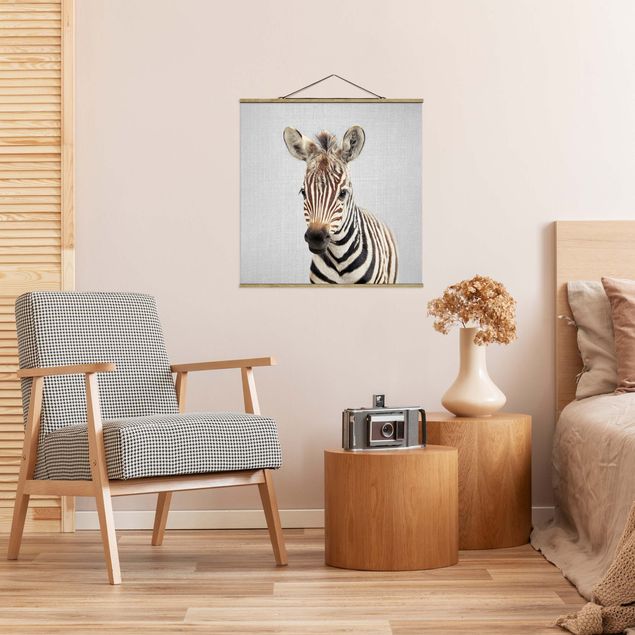 Wanddeko Wohnzimmer Baby Zebra Zoey