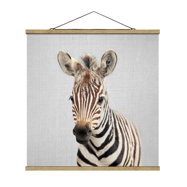 Wanddeko Büro Baby Zebra Zoey