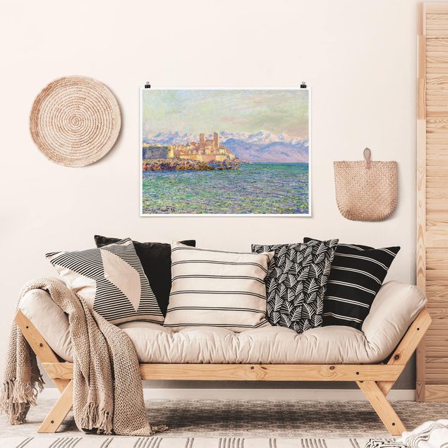 Wanddeko Schlafzimmer Claude Monet - Antibes-Le Fort