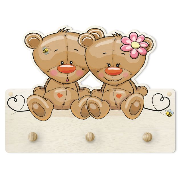 Wanddeko Babyzimmer Bären Liebe