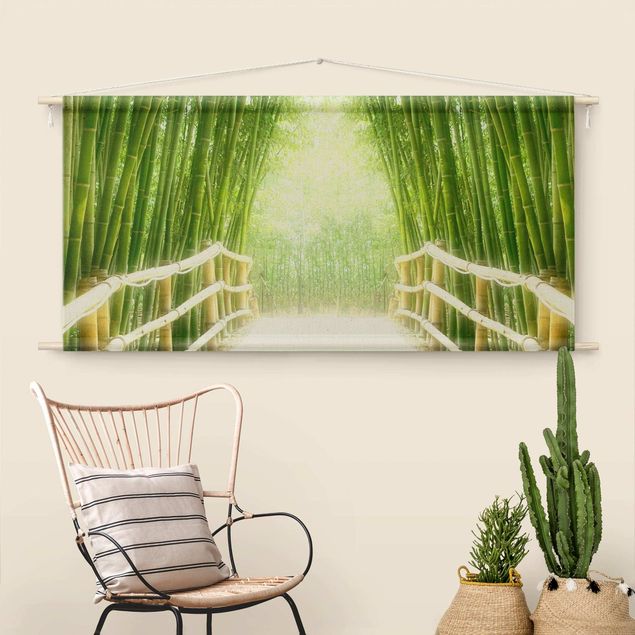 Wanddeko Schlafzimmer Bamboo Way