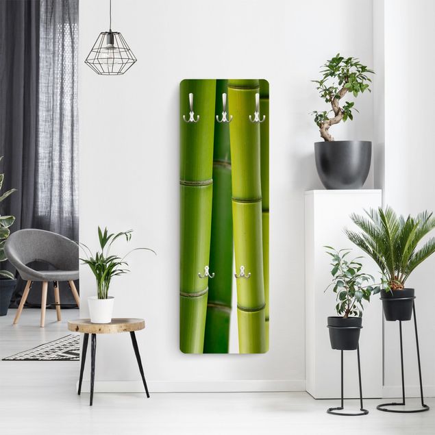 Wanddeko Flur Bambuspflanzen