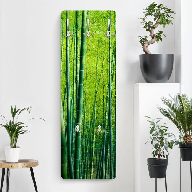 Wohndeko 3D Bambuswald