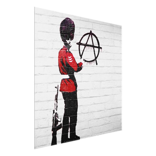 Wanddeko Treppenhaus Anarchist Soldier - Brandalised ft. Graffiti by Banksy