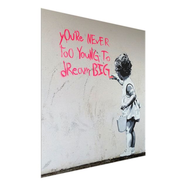 Wanddeko Treppenhaus Dream Big - Brandalised ft. Graffiti by Banksy