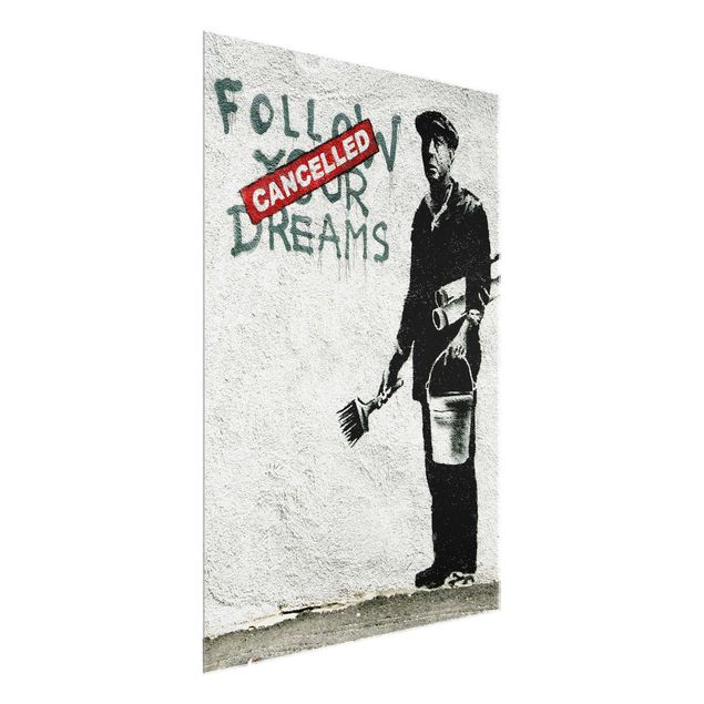 Wanddeko Treppenhaus Follow Your Dreams - Brandalised ft. Graffiti by Banksy