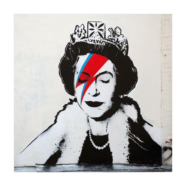 Wanddeko Balkon Queen Lizzie Stardust - Brandalised ft. Graffiti by Banksy