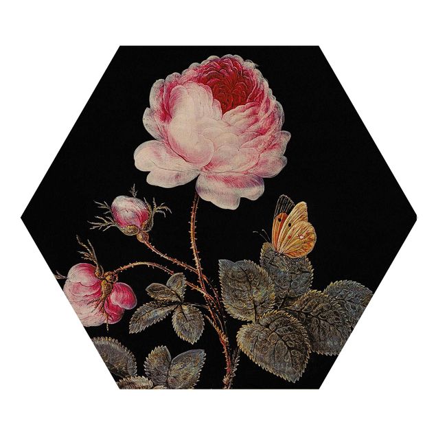 Wanddeko Rose Barbara Regina Dietzsch - Die hundertblättrige Rose