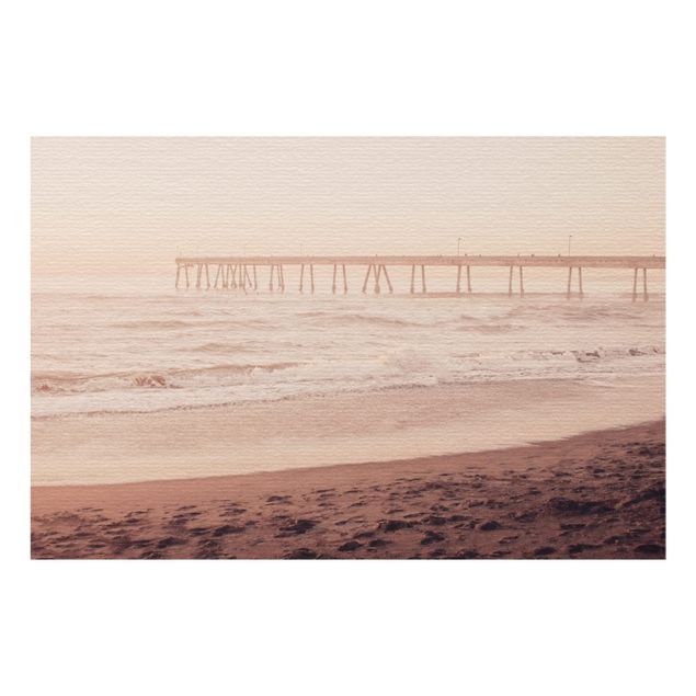 Wanddeko Fotografie Kalifornien Halbmond Küste