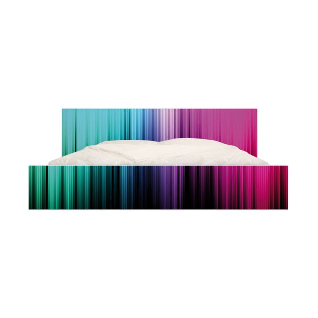 Wanddeko Muster Rainbow Display