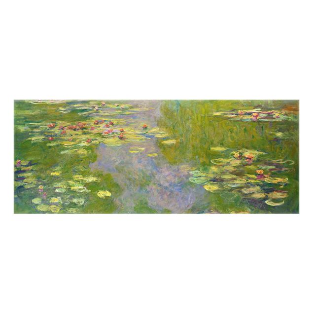Wohndeko Blume Claude Monet - Grüne Seerosen