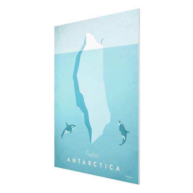 Wanddeko Schlafzimmer Reiseposter - Antarktis