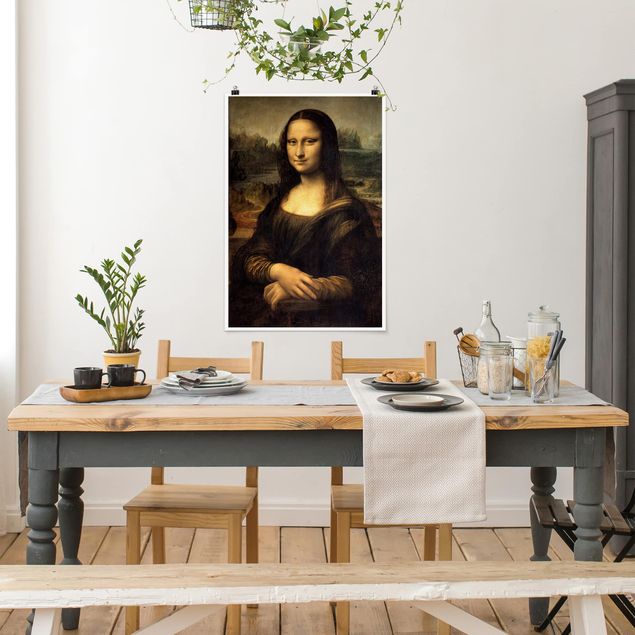 Poster - Leonardo da Vinci - Mona Lisa - Hochformat 3:2
