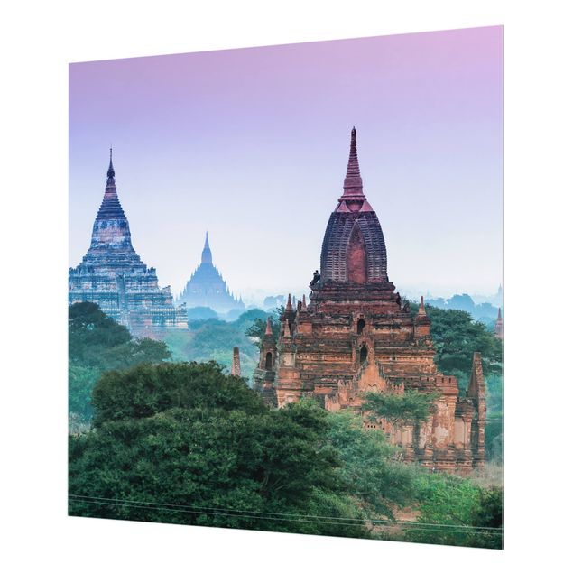 Wohndeko Sonnenuntergang Sakralgebäude in Bagan