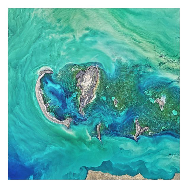 Deko Fotografie NASA Fotografie Kaspisches Meer