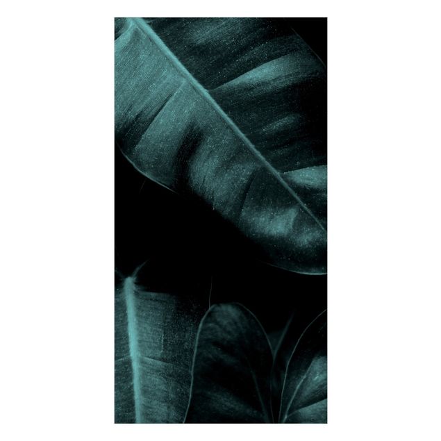 Wohndeko Tropisch Dschungel Blätter Dunkelgrün