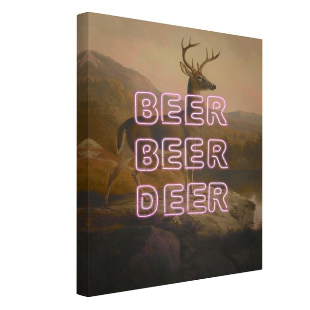 Wandbilder Hirsche Beer Beer Deer