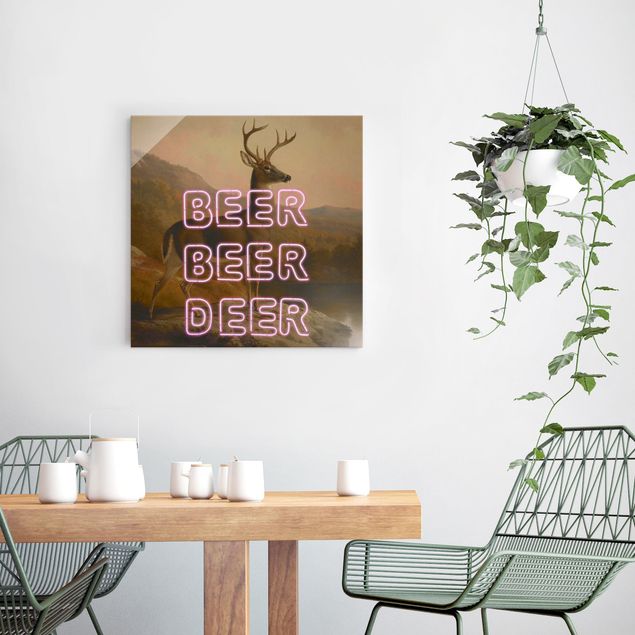 Wandbilder Hirsche Beer Beer Deer