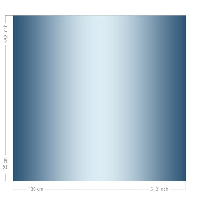 Wanddeko Wohnzimmer Blauer Vertikaler Farbverlauf