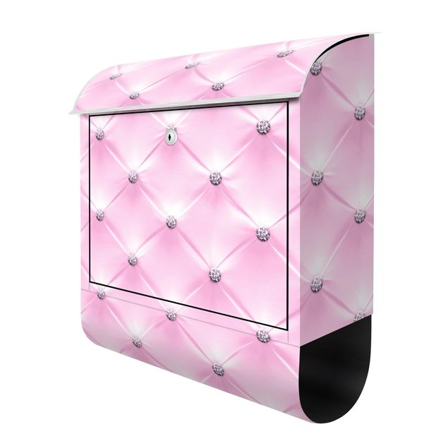 Postkasten rosa Diamant Rosa Luxus
