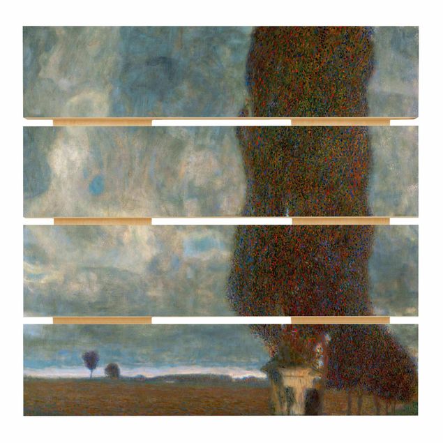Wanddeko Flur Gustav Klimt - Die große Pappel II