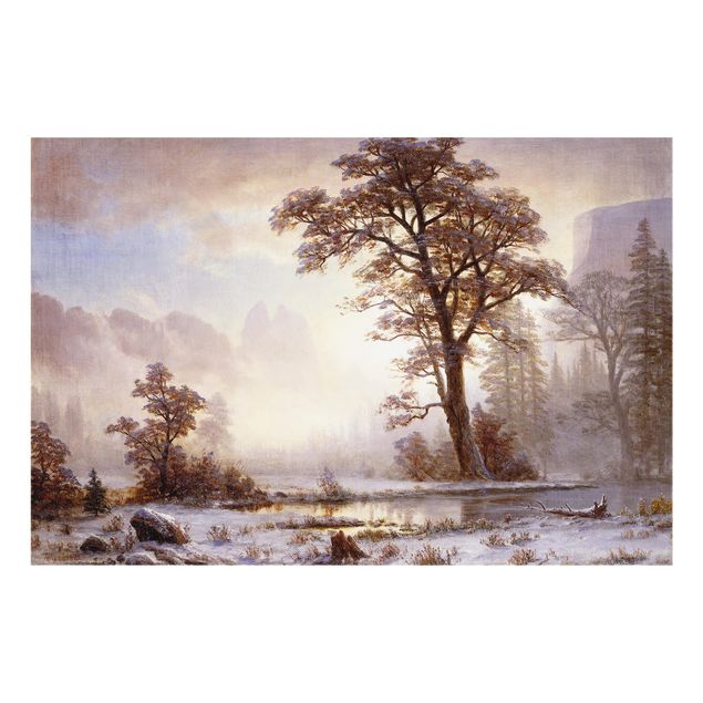 Kunststile Albert Bierstadt - Yosemite Valley bei Schneefall