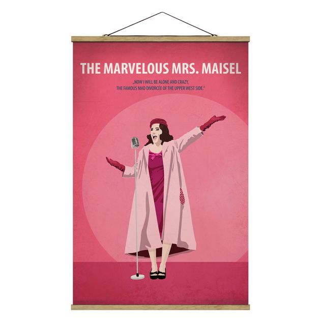 Wanddeko Esszimmer Filmposter The marvelous Mrs Maisel