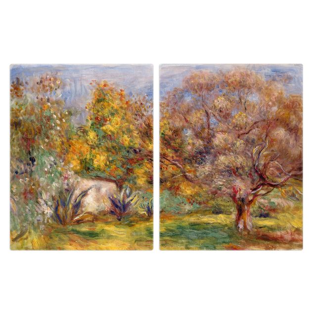 Wanddeko Kunst Auguste Renoir - Garten mit Olivenbäumen