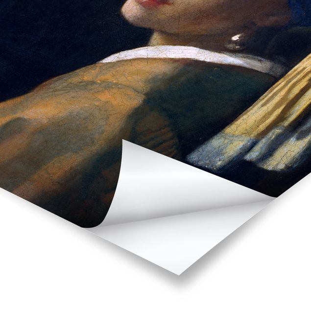Wanddeko Treppenhaus Jan Vermeer van Delft - Das Mädchen mit dem Perlenohrgehänge
