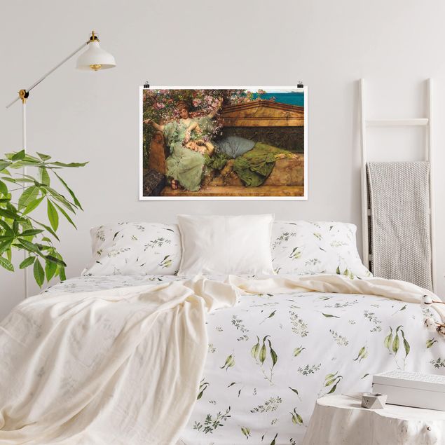 Wanddeko Flur Sir Lawrence Alma-Tadema - Im Rosengarten