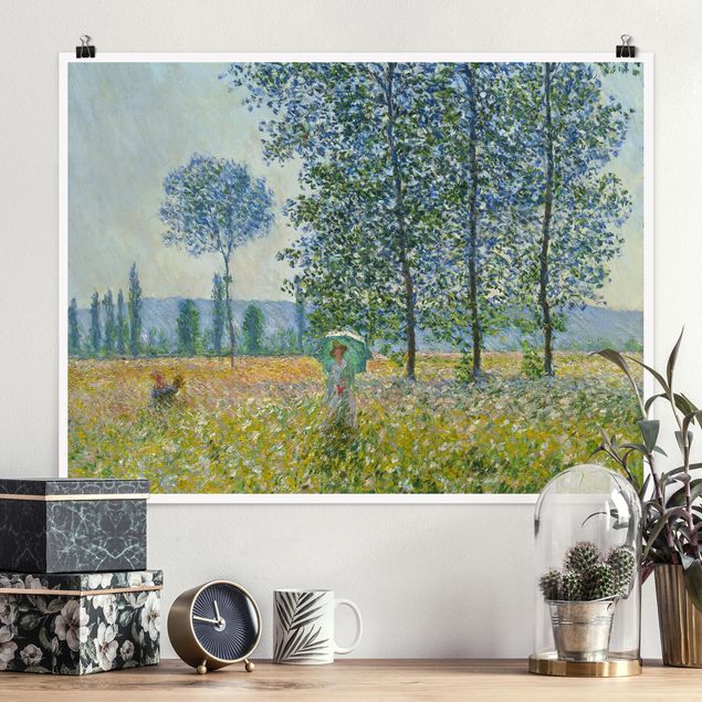 Impressionismus Bilder kaufen Claude Monet - Felder im Frühling