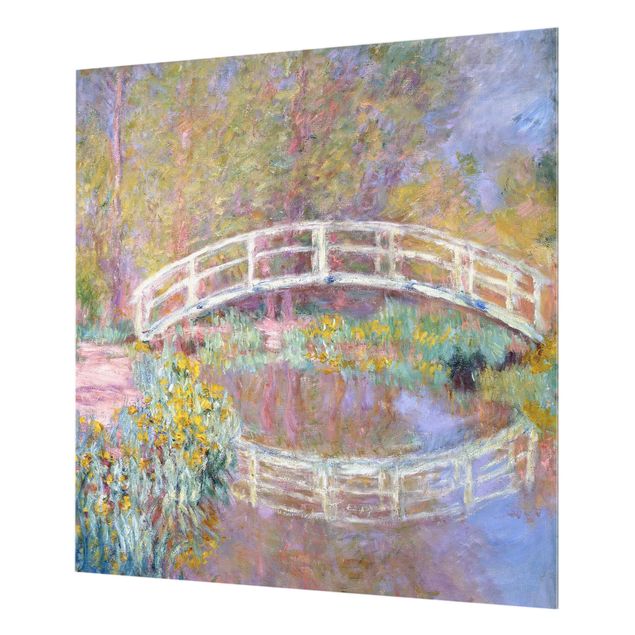 Wanddeko Blume Claude Monet - Brücke Monets Garten