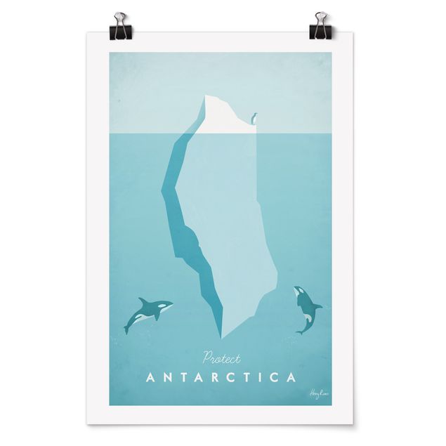 Wanddeko Flur Reiseposter - Antarktis