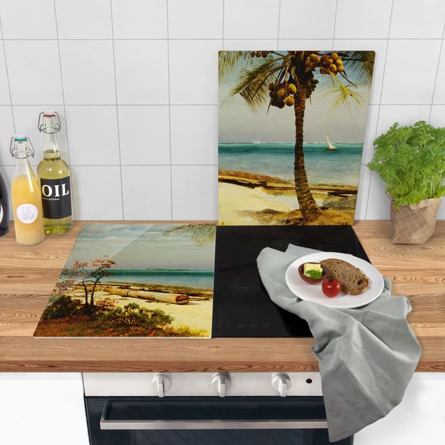 Romantik Bilder Albert Bierstadt - Küste in den Tropen