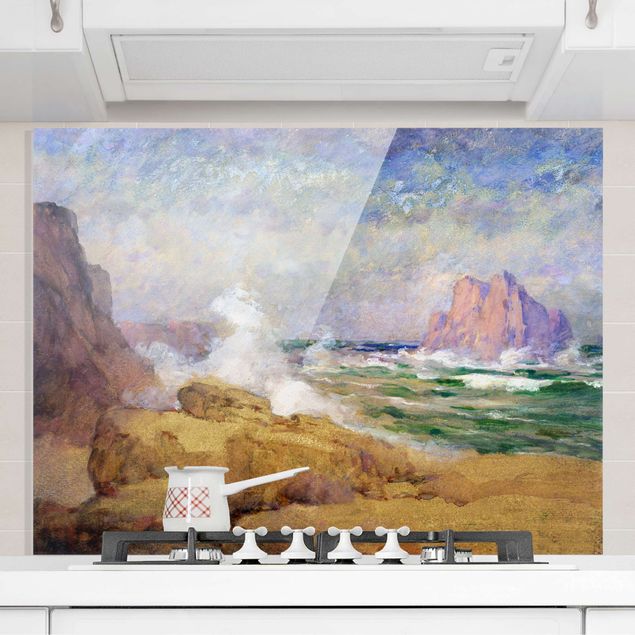 Wanddeko Küche Ozean an der Bucht Malerei