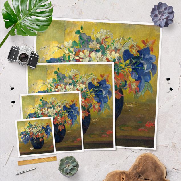 Wanddeko Esszimmer Paul Gauguin - Vase mit Blumen